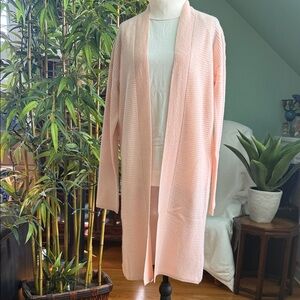 Saks Fifth Avenue Light Pink Cardigan